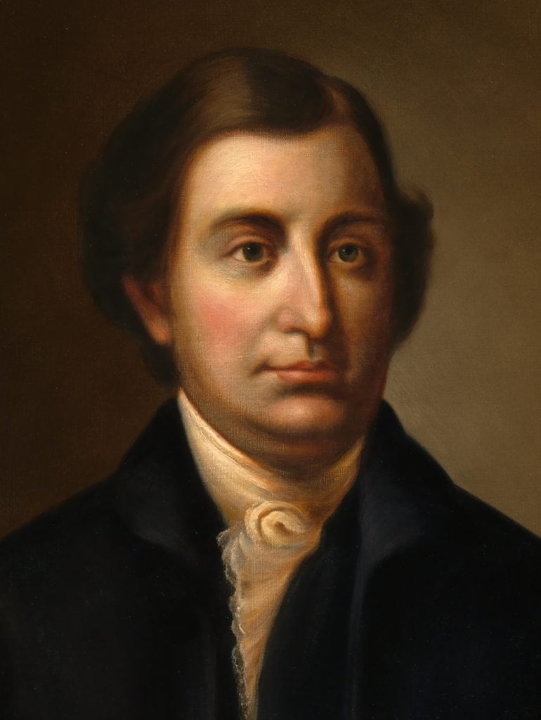 Colored Portrait of Edmund Randolph