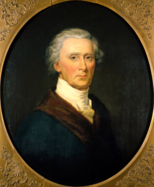 Color portrait of Charles Carroll
